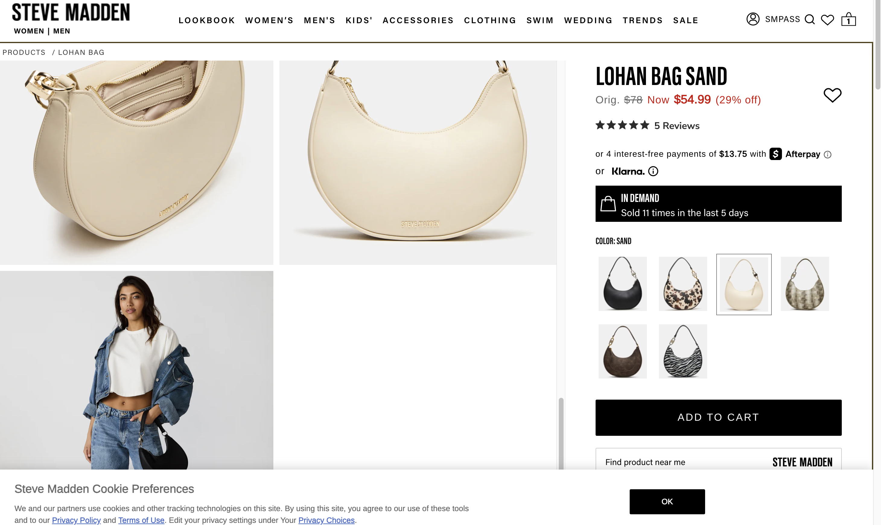 LOHAN BAG marked down